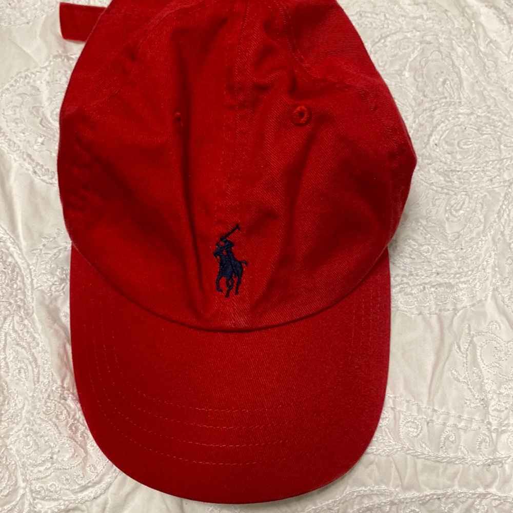 POLO RED BASEBALL CAP